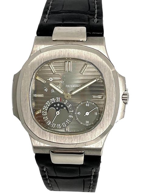 patek philippe genuine leather|Patek Philippe nautilus leather strap.